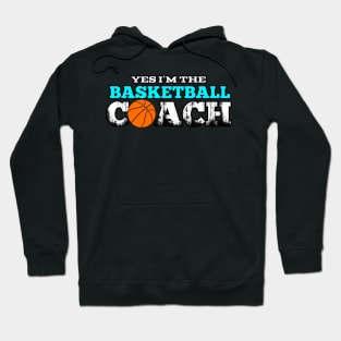 Basketball Coach - Retro Distressed Grunge Hoodie